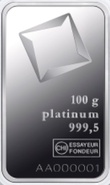 100g Platinum Bar Grade B