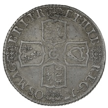 1708 Silver Shilling Coin Queen Anne