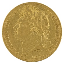 1823 Gold Sovereign Coin