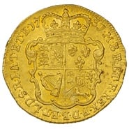 1731 Gold Half Guinea Coin George II