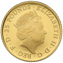 2019 1/4oz Proof Falcon of the Plantagenets Gold Coin Queen's Beasts Boxed