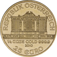 2010 Quarter Ounce Gold Austrian Philharmonic