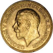 1929 Gold Sovereign Coin George V Perth