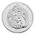 2022 The Lion of England - Tudor Beasts 2oz Silver Coin