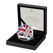 2023 Piedfort Proof 50p Silver Coin 75 Years of the Windrush Generation Colour Boxed