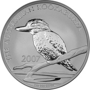 2007 1oz Silver Kookaburra