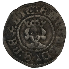 1361-1369 Silver Half Penny Coin Edward III Hammered Treaty Period