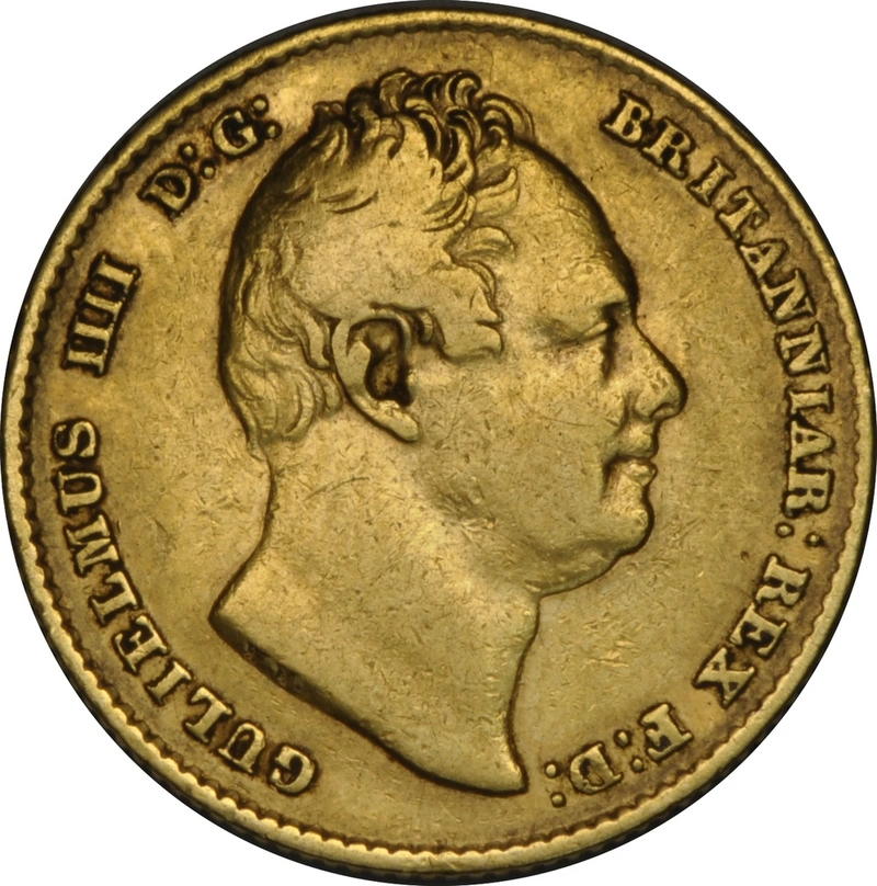 1835 Gold Sovereign Coin William IV