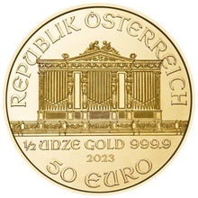 2023 Half Ounce Austrian Gold Philharmonic Coin