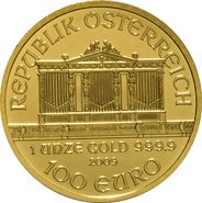 2009 1oz Austrian Gold Philharmonic Coin