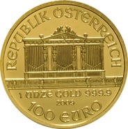 2009 Austrian Gold Philharmonic Coin 1oz