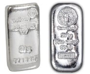 250 Gram Silver Bars