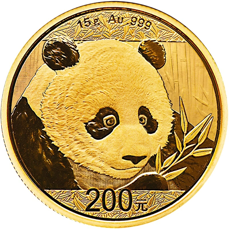 2018 15g Chinese Panda Gold Coin