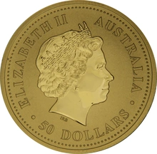 2005 Year of the Rooster Gold Coin 1/2oz Perth Mint Australian Lunar Series