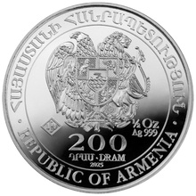 2025 Armenian Noah's Ark Silver Coin 1/2oz