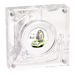 2021 Proof 50p Silver Coin Owl Boxed