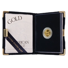 2002 Proof 1/10oz American Eagle Gold Coin Boxed