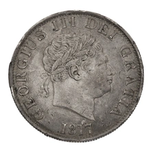 1817 George III Silver Halfcrown