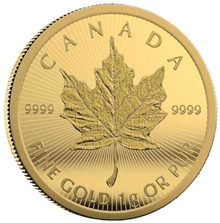 2022 MapleGram 25 x 1 Gram Gold Coins