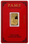 PAMP Year of the Pig 5g Gold Bar