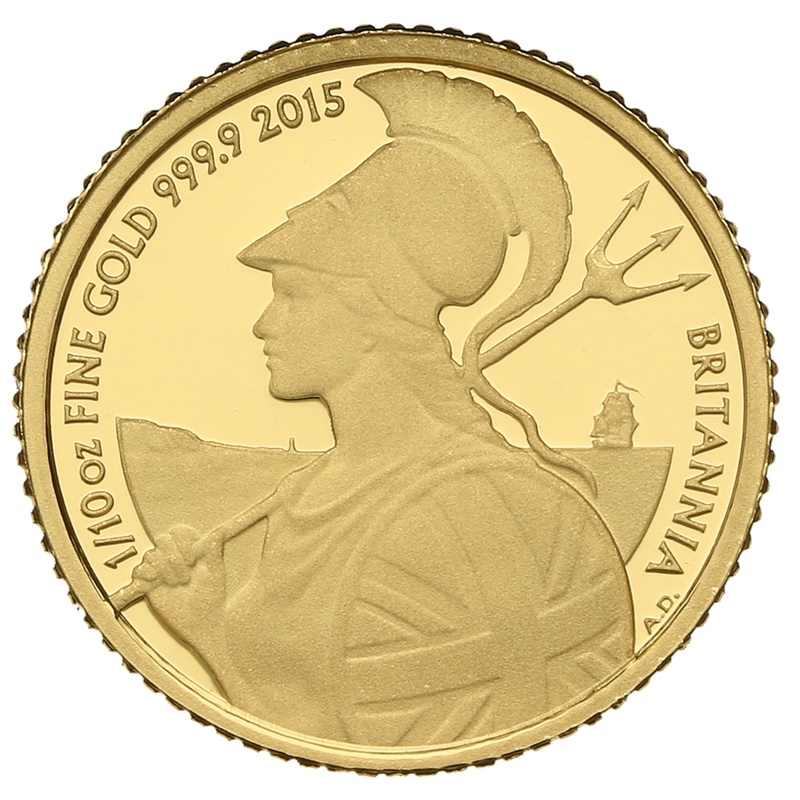 2015 Proof 1/10oz Gold Britannia Coin