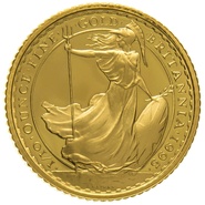 1995 Tenth Ounce Proof Britannia Gold Coin