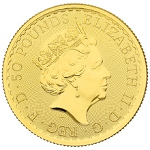 2021 Britannia Half Ounce Gold Coin