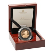 2021 Proof 50p Gold Coin Owl Boxed