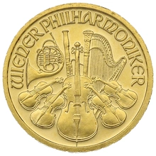 1998 1/10oz Austrian Gold Philharmonic Coin
