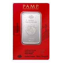 10g Silver Bar 2025 Year of the Snake PAMP