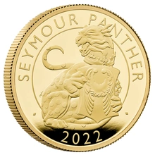 2022 Seymour Panther Gold Coin Tudor Beasts 2oz Proof Boxed