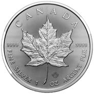 2024 Canadian Silver Maple Leaf Coin 1oz