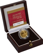 2002 Proof 1/10oz Gold Britannia Coin Boxed