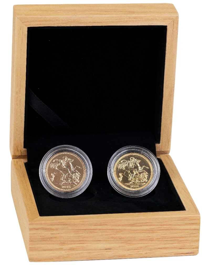 2025 & 2026 Sovereign Gold Coins Gift Boxed