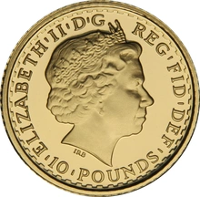 2010 Proof 1/10oz Boxed Gold Britannia Coin
