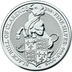 2018 2oz Black Bull of Clarence Silver Coin Queen's Beasts