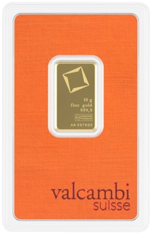 10g Gold Bar Valcambi