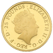 2017 1/4oz Proof Unicorn of Scotland Gold Coin Queen's Beasts