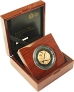 2014 Proof 50p Gold Coin Glasgow Commonwealth Games Boxed