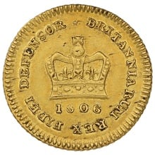 1806 1/3 Guinea Gold Coin George III