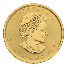 2022 1/2oz Canadian Maple Leaf Gold Coin