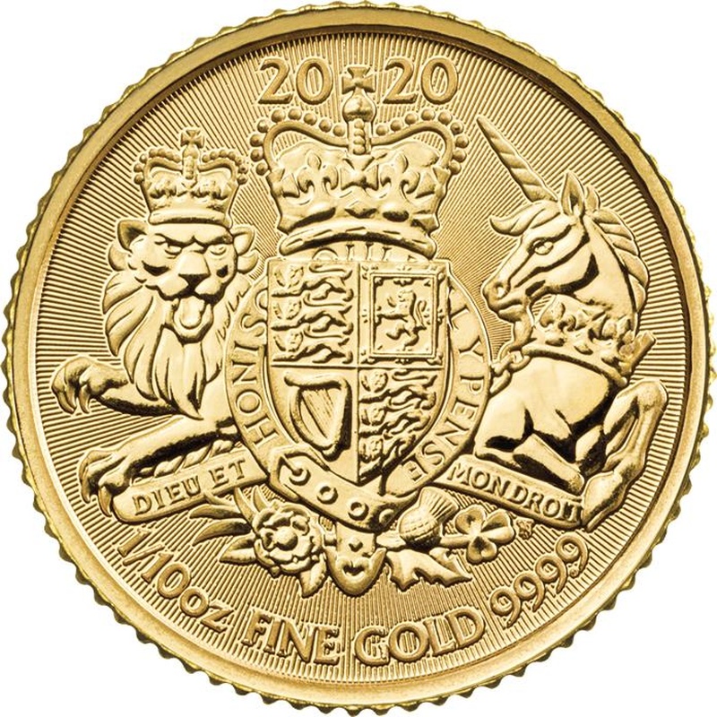 2020 1/10oz Royal Arms Gold Coin