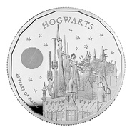 2023 25th Anniversary of Harry Potter - Hogwarts School 2oz Proof Silver Coin Boxed