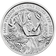 2022 Maid Marian Myths & Legends 1oz Silver Coin