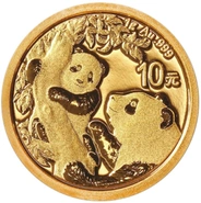 2021 1g Chinese Panda Gold Coin