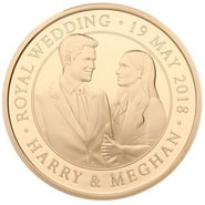 2018 Proof Gold Crown £5 Coin The Royal Wedding