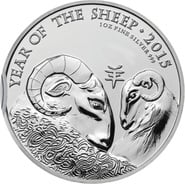 2015 Year of the Sheep Silver Coin 1oz Royal Mint Lunar Series