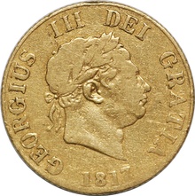 1817 Gold Half Sovereign George III