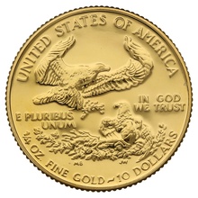 1988 Proof 1/4oz American Eagle Gold Coin PCGS PR69