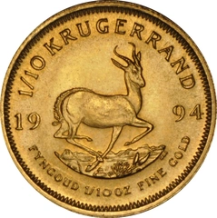 1994 1/10oz Krugerrand Gold Coin
